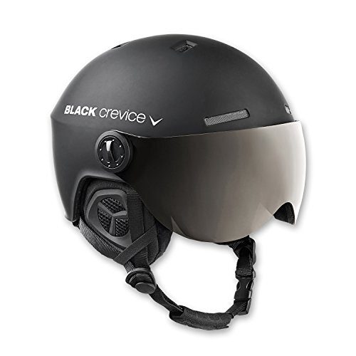 Black Crevice Arlberg Skihelm voor volwassenen, uniseks