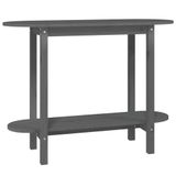 VidaXL Wandtafel 110x40x80 cm massief grenenhout grijs