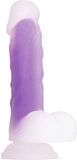 So Divine Glorious Real Skin Feel Purple Dildo