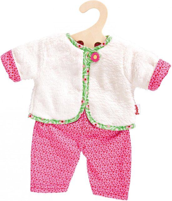 Heless Poppen Jas Omkeerbaar met Broek, 28-35 cm