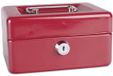 DONAU Geldkist, 152x115x80mm, rood