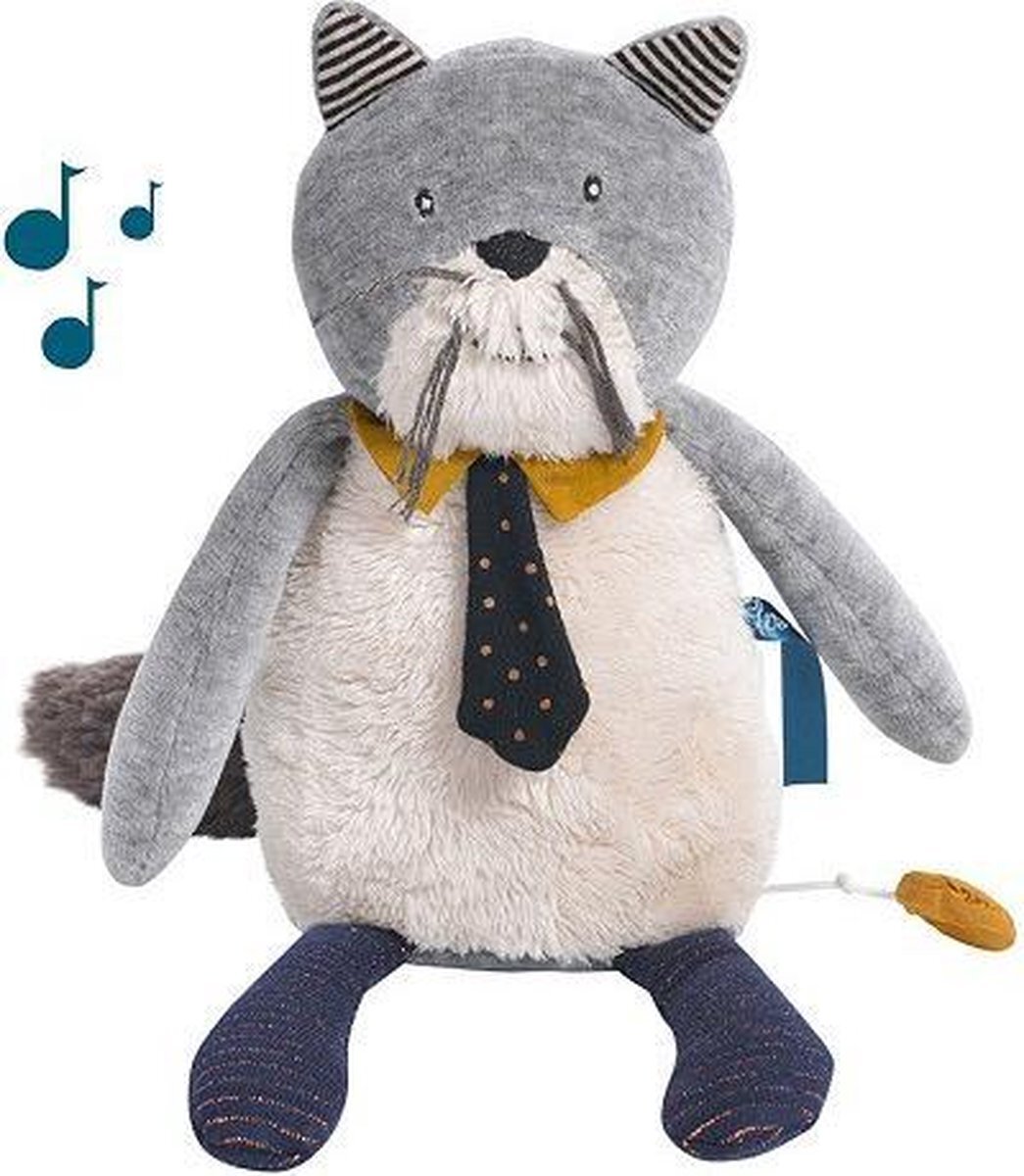 Moulin Roty Muziekknuffel Kat