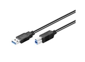 MicroConnect USB 3.0 Kabel - USB A naar Micro USB B - 0.5m - Zwart