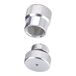 TECNOMAR TAPON DIN aluminium (kraan en regelaar), volwassenen unisex, meerkleurig (blauw), eenheidsmaat