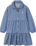 Vertbaudet Robe en jean léger pour fille