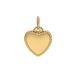 Lucardi Dames Stainless steel goldplated hanger met graveerplaat hart voor dames - Hanger - Staal - Goudkleurig