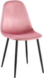 CLP Napier Eetkamerstoel - Fluweel/Roze