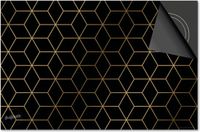 Dietrix Inductie beschermer 65x52 - Hexagon - Kubussen Goud
