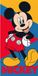 4KidsOnly Mickey Mouse Strandhanddoek Blauw Katoen 70 x 140 cm