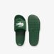 Lacoste SERVE SLIDE 1.0 126 1 CMA DK GRN/WHT Heren Slippers - donkergroen / wit