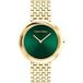 Calvin Klein CK25100066 Dames Horloge Staal Goudkleurig Groen 34mm