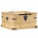 VidaXL Opbergbox Corona 78x78x45 cm Massief Grenenhout