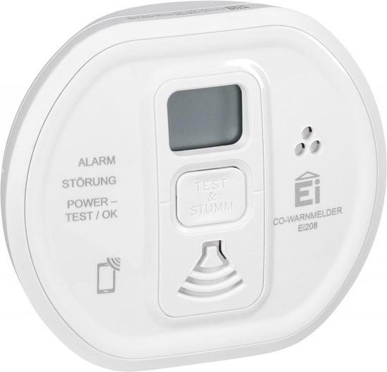 Ei Electronics Ei208IDW i-Serie CO Koolmonoxide Melder - Met Display - 10 Jaar Garantie