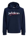 Jack & Jones Jjtom Sn Jjtom Sweat à capuche pour homme, Blazer bleu marine, S