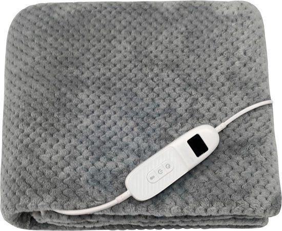 Botti Medic Series Hestio elektrische verwarmingsdeken - 180 x 130 cm - 160W - Grijs