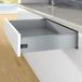 Hettich Kit Tiroir Coulissant - Hauteur 126 mm - Arcitech - Argent - Longueur 550 mm