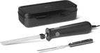 Couteau électrique Couteau électrique pour viande et pain 150 W Lames dentelées 18 cm Noir