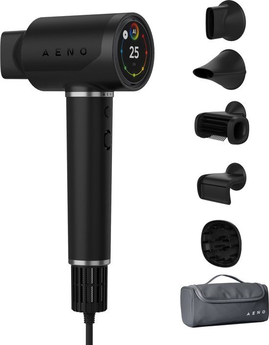 AENO HD5B Serie - Slimme Haardroger - 1500W - Zwart