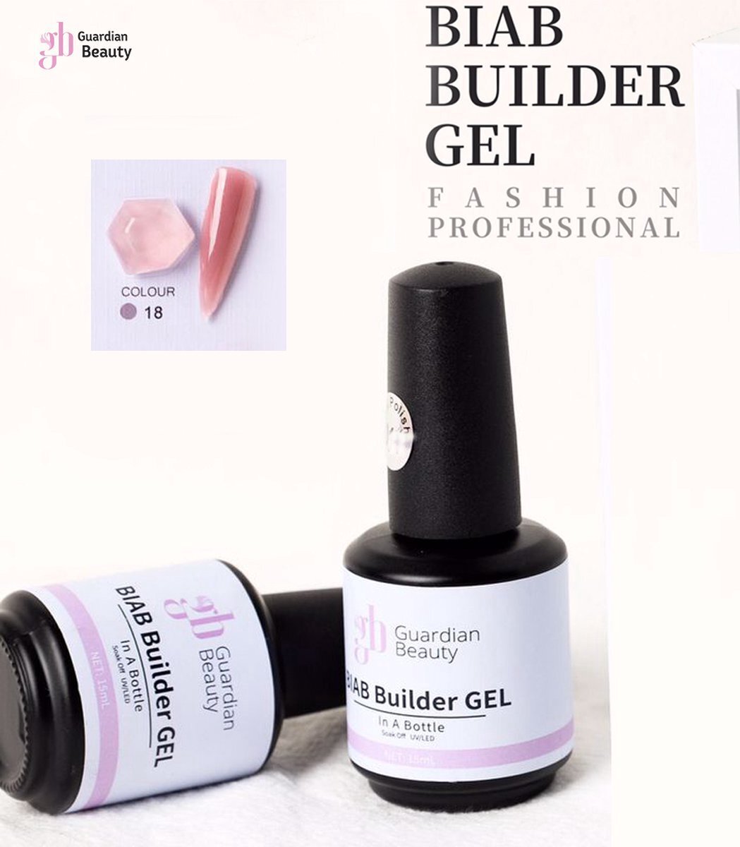 Guardian Beauty Nagel Gellak - Biab Builder gel #17 - Gellex - Absolute Builder gel - Aphrodite | BIAB Nail Gel 15ml