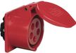SIROX 603.156 rouge, CEE-ABD 16A, 5p.6h, 400V, IP44, ger, FL70x70, LM56x56