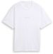 Tom Tailor Denim - T-shirt coupe décontractée en coton - Taille M - Blanc
