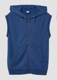 s.Oliver Regular fit sweatgilet van katoenmix