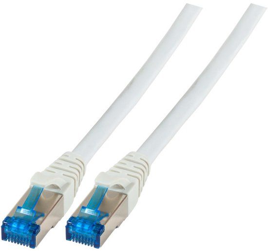 EFB Elektronik K5535GR.0,5 RJ45 Netwerkkabel, patchkabel CAT 6A S/FTP 0.50 m Grijs