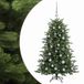 vidaXL Kunstkerstboom met kerstbal 120 cm 150 LED's Warmwit