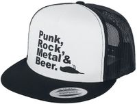 Atticus Prmb Trucker Hat Unisex Cap - zwart/wit - Standard