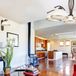Applique murale, noir, avec détails or antique et abat-jour blanc, modèle RENOS 1-873