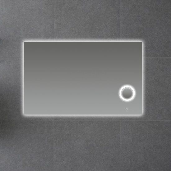 Badkamerplanet Badkamerspiegel met LED Verlichting en Make Up Spiegel 120 cm met Spiegelverwarming