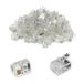 Waytex 37166 aansluiting RJ11, zak, transparant, 100 stuks