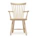 Stolab Chaise avec accoudoirs Lilla Åland Huile naturelle (boleau)