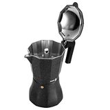 Fagor Tiramisu Italiaans koffiezetapparaat, aluminium, express, 3 kopjes, geschikt voor keuken, glaskeramiek, gas, elektrisch, siliconenafdichting, lange houdbaarheid