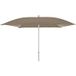 Doppler Gastro Fiberglas Sonnenschirm; 210x210x265 cm (LxBxH); greige