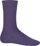 Kariban Katoenen sokken K813 - purple - 39-42
