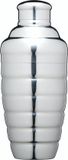 Barcrafts BarCraft Cocktailshaker, 0.5 L, RVS, Geribbeld