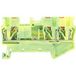 TRU COMPONENTS TC-JPT4-TW-PE Borne de passage 6.2 mm Connexion rapide 0.2 mm² 4 mm² Vert, Jaune 1 pièce(s)