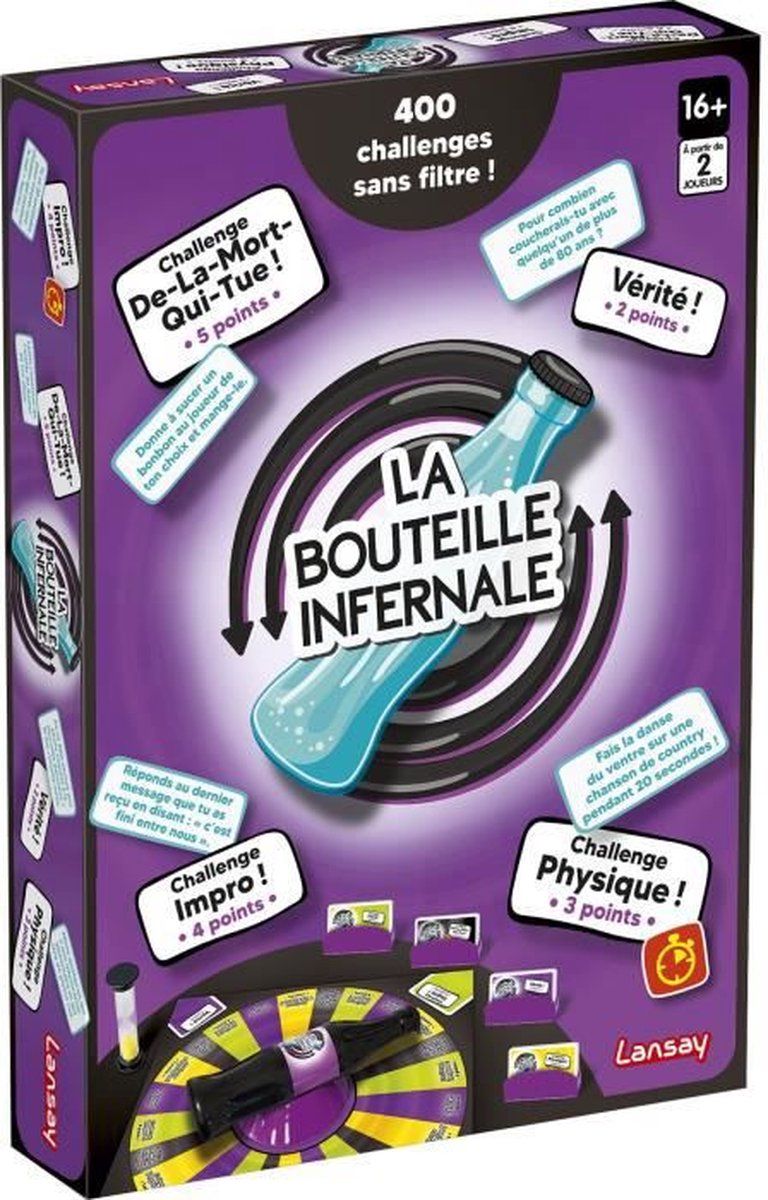 LANSAY Bordspel - DE INFERNAL FLES voor volwassenen - 2021 - 3181860753002