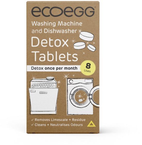 Eco Egg Reinigingstabletten Wasmachine En Vaatwasser - 8 st.