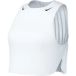 Nike Top Dames Arswft Dri-Fit ADV Crop Tank, White/Black, FN2713-100, XL