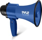 Pyle Mégaphone - Klaxon avec sirène - Bleu