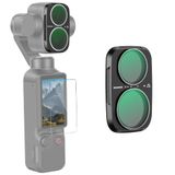 NEEWER Variabele ND 2-32 Filter Compatibel met DJI Osmo Pocket 4P, Zwart