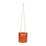 Pot de fleurs avec corde de suspension, terre cuite, Ø 13,5 cm