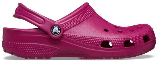 Crocs Classic Dames Clogs - donkerroze