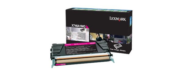 Lexmark X746A1MG Magenta Toner Cartridge - 7,000 Pages