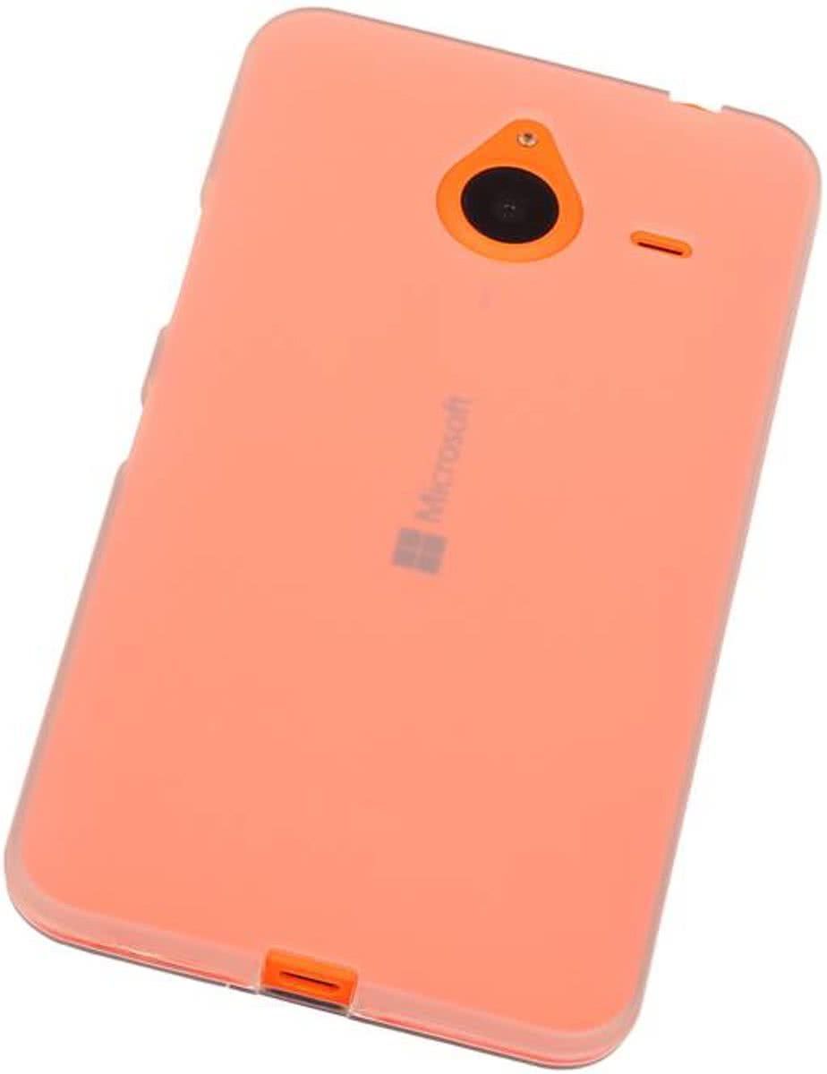Best Cases Panda Best Cases Microsoft Lumia 640 XL - TPU Hoesje Transparant Wit