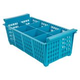 Bestekmand 42,5 x 21 x 15 cm blauw
