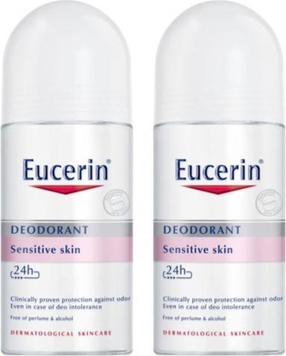 Eucerin Roll On Deodorant Sensitive Skin 2x50ml