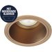 Pragmi Axis Spot Armatuur GU10 - GU10 spot encastré avec ressorts - Rond - Bronze - Aluminium - Ø90mm